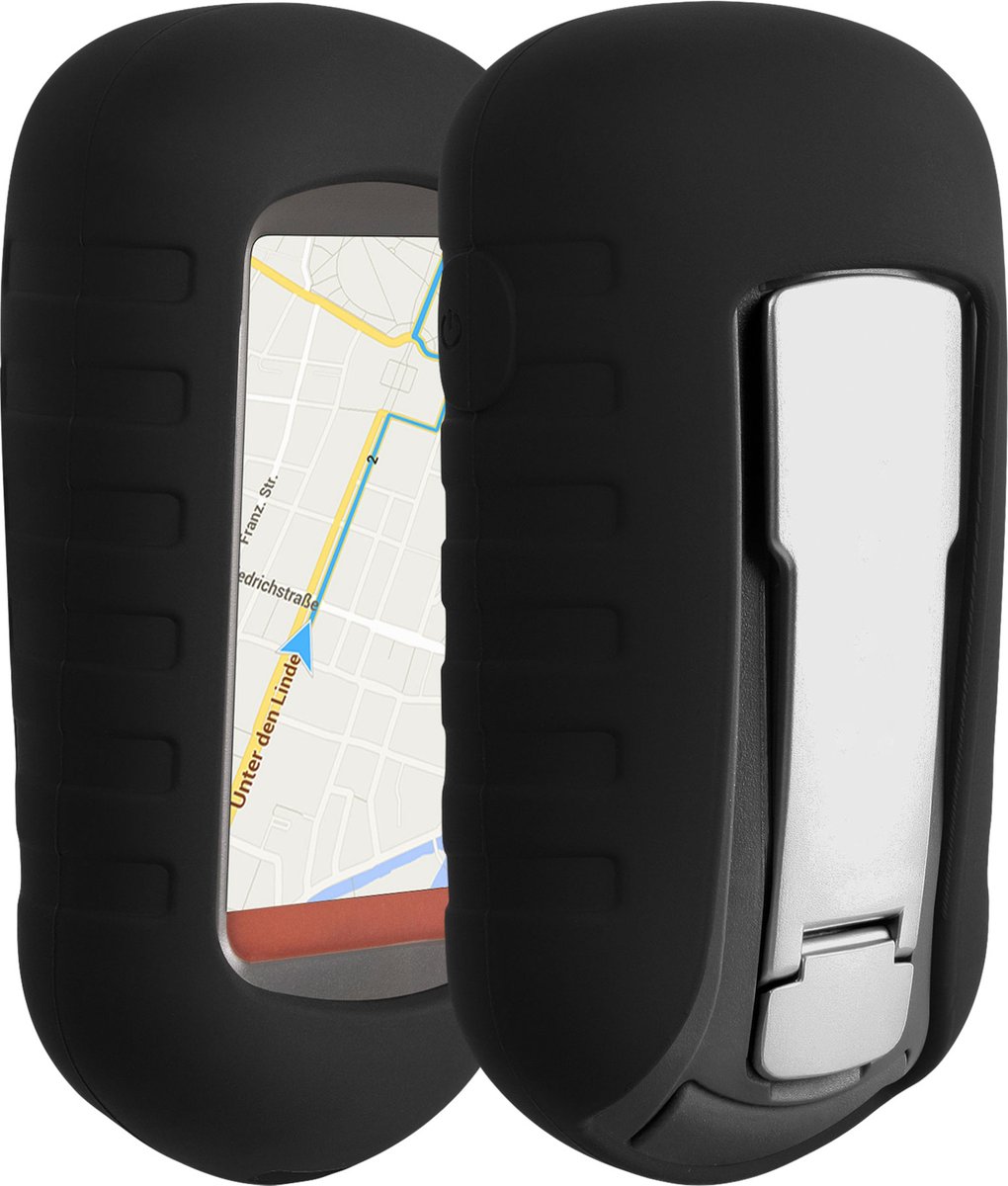 kwmobile Hoesje geschikt voor Garmin Oregon 450 / Oregon 400 / Oregon 300 - Beschermhoes voor handheld GPS - Back cover in zwart