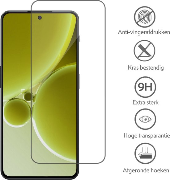 Coque pour OnePlus Nord 3 Coque en Siliconen avec 2x films de protection d'écran - Coque pour OnePlus Nord 3 Coque en Siliconen - Rose clair