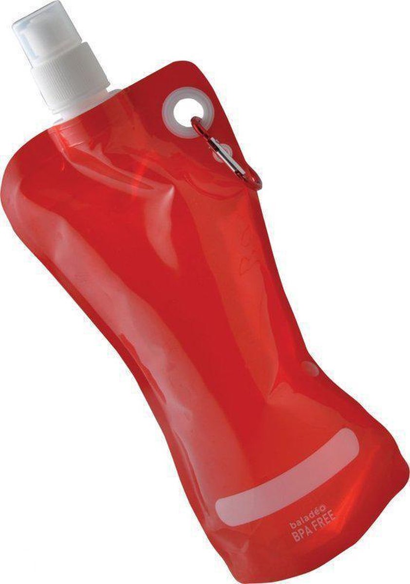 Baladeo Flexible Water Bottle Kinzig - Rood