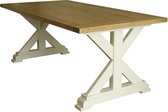 Eettafel Landelijk de Luxe 200x100cm - houten tafel