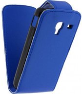 Xccess Leather Flip Case Samsung i8160 Ace2 Blue