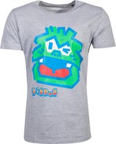 Dig Dug Heren Tshirt -2XL- Dragon Grijs