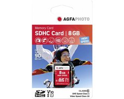 Agfa Photo SDHC kaart 8GB High Speed Class 10 UHS I
