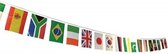 10x Internationale vlaggenlijnen 7 meter - Wereld landen vlag - Wereldvlag - Landen vlaggetjes 10 stuks