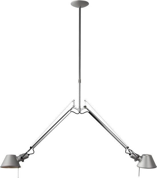Artemide Tolomeo Due Bracci hanglamp aluminium | bol.com