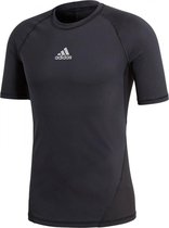 Adidas Alphaskin Shirt - Zwart | Maat: S
