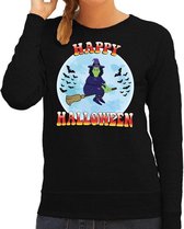 Happy Halloween heks verkleed sweater zwart voor dames S