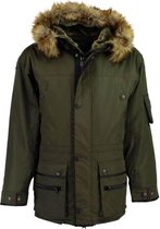 Geographical Norway heren winterjas Altavista kaki maat S