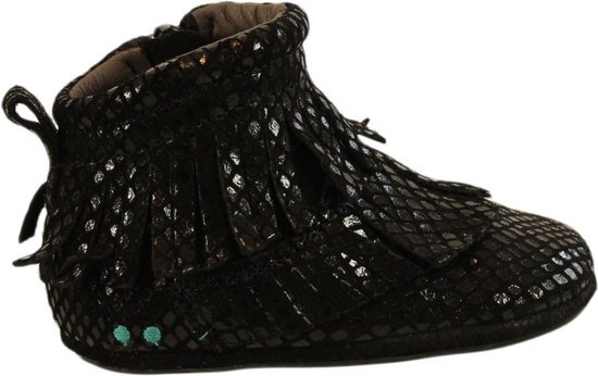 BunniesJR Zozo Zacht - Kinderschoenen Meisjes Maat 23 - Zwart - Laarzen |  bol.com