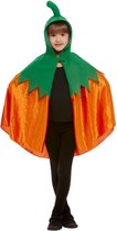 Halloween Pompoen verkleed kostuum/cape oranje voor kinderen - Halloween/carnaval verkleedkleding