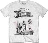 Monty Python Heren Tshirt -S- Knight Riders Wit