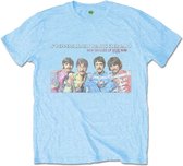 The Beatles Heren Tshirt -S- LP Here Now Blauw