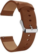 Fitbit Versa 2 / Versa Leren bandje |Brown / Bruin|Premium kwaliteit| One Size |Soft Leer| TrendParts