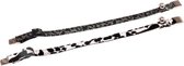 Cat collar magnetic buckle black and silver