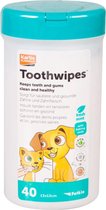 Petkin plaque tooth wipes 40pcs