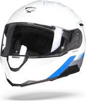 Nexx X.Vilitur Latitude Wit Blauw Grijs Systeemhelm - Motorhelm - Maat XL