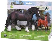Collecta Paarden: Speelset In Giftverpakking 2-delig Zwart
