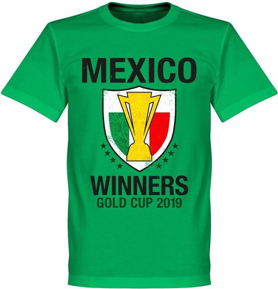 Mexico Gold Cup Winnaars 2019 T-Shirt - Groen - S