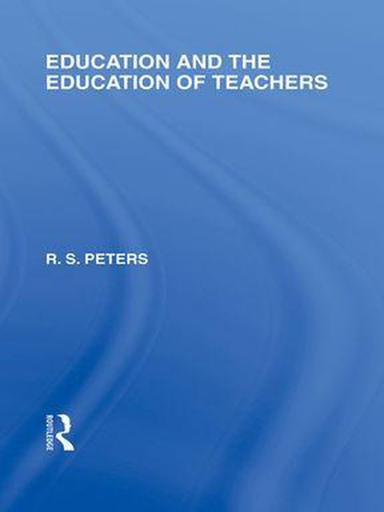 Education and the Education of Teachers (International Libra ... - cover