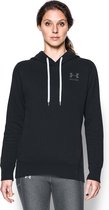 Under Armour - Favorite Fleece Pullover - Hooded Sweater - S - Zwart