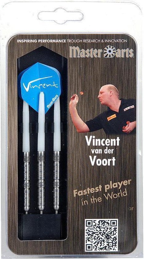 Masterdarts Vincent van der Voort Brass Steel 20 gr. - Dartpijlen | bol.com