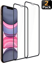 2 Stuks Screenprotector Full Tempered Glass Glazen Gehard Screen Protector 2.5D 9H (0.3mm) - iPhone 11 Pro