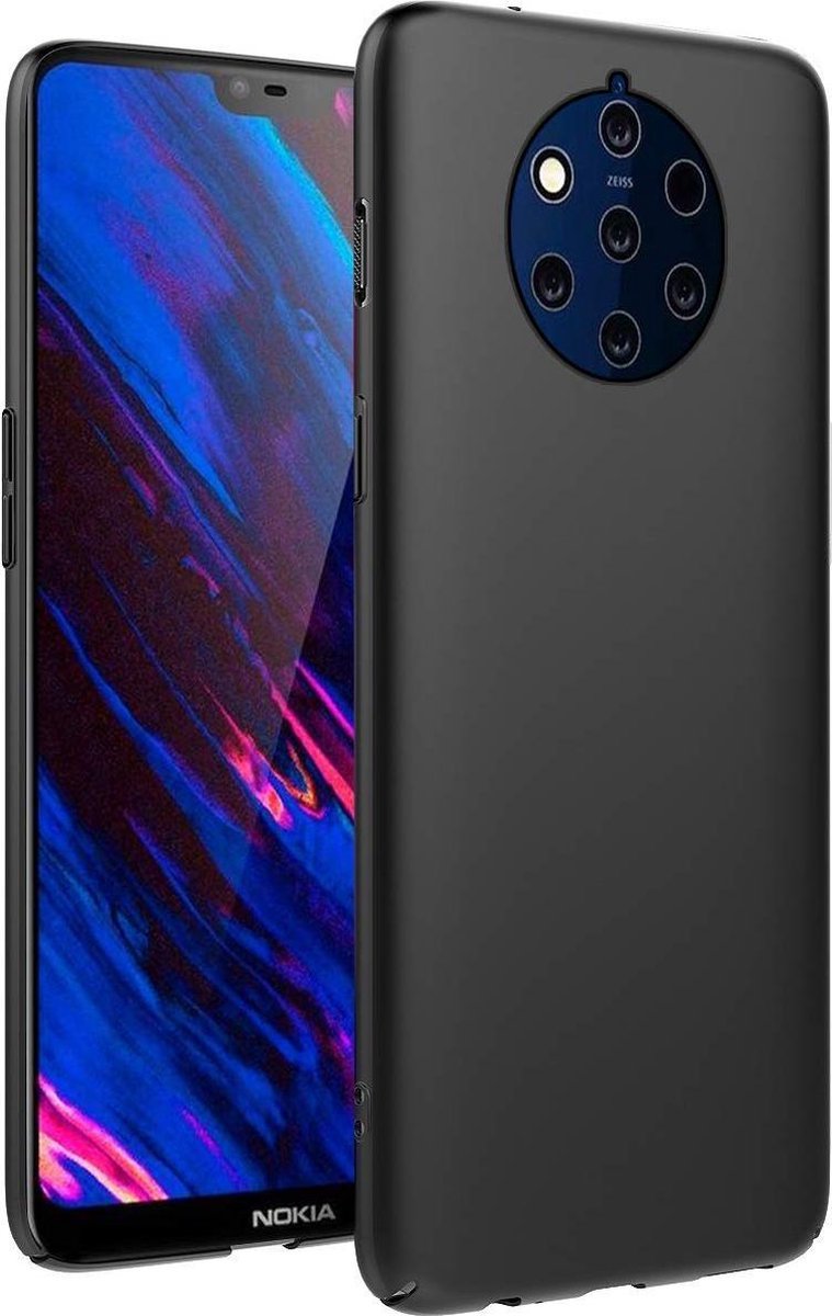 Hoesje Geschikt voor: Nokia 9 PureView - Silicone - Zwart