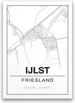 Poster/plattegrond IJLST - 30x40cm