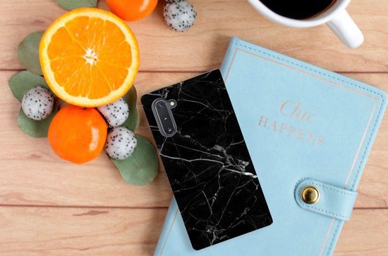 Étui Samsung Galaxy Note 10 Marble Zwart