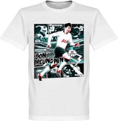 Son Tottenham Comic T-Shirt - Wit - XXL