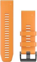 Garmin QuickFit Siliconen Horlogebandje - 26mm Polsbandje - Wearablebandje - Ember Orange