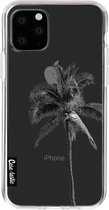 Casetastic Apple iPhone 11 Pro Hoesje - Softcover Hoesje met Design - Palm Tree Transparent Print