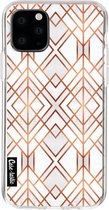 Casetastic Apple iPhone 11 Pro Hoesje - Softcover Hoesje met Design - Copper Geo Print