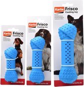 Rubber bone dog toy frisco blue 10cm
