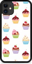iPhone 11 Hardcase hoesje Cupcakes - Designed by Cazy