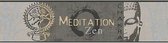 CHAKRA ZEN BEHANGRAND | Meditation - zilver goud zwart grijs - A.S. Création Only Borders 11