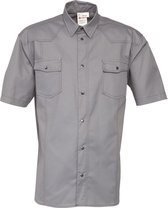 HAVEP Werkhemd korte mouwen Basic 1654 - Grijs - XL