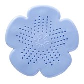 Let op type!! 2 PC'S bloem vorm badkamervloer afvoer haar stopper filter gootsteen zeef (blauw)