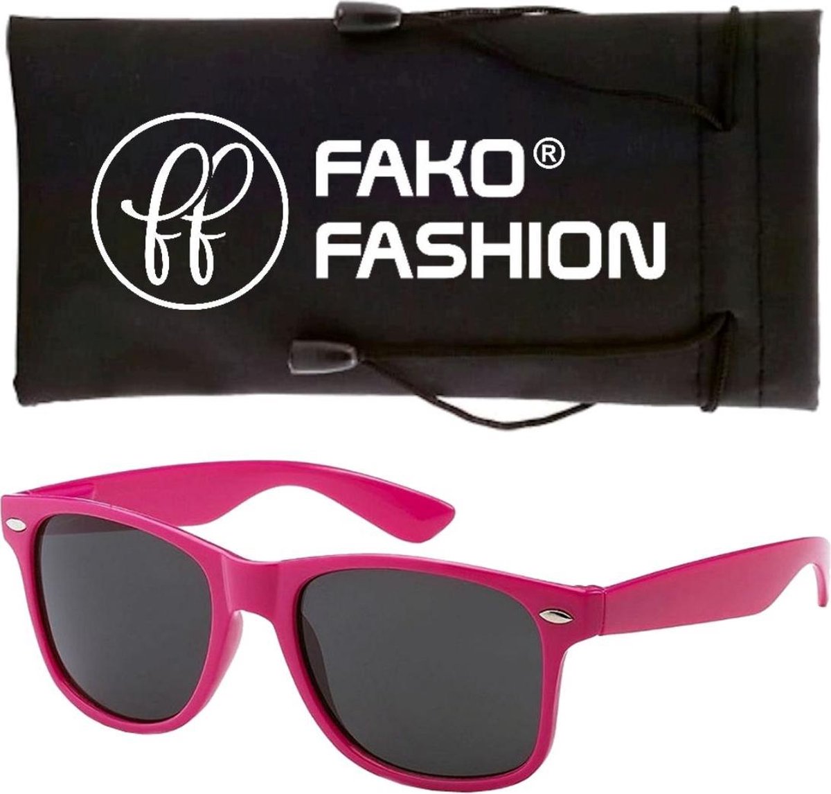 Fako Fashion - Heren Zonnebril - Dames Zonnebril - Classic - Fuchsia
