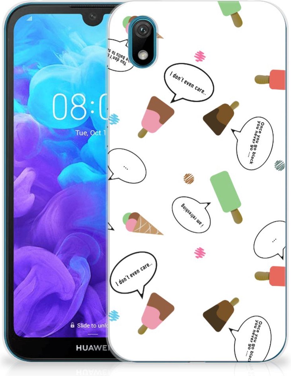 Huawei Y5 (2019) Siliconen Case IJsjes
