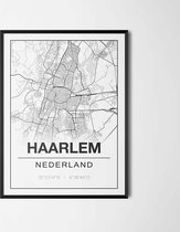 Poster/plattegrond HAARLEM - 30x40cm