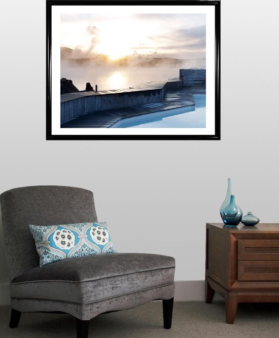 Besmettelijk modus Artefact Homedecoration Biggy – Fotolijst – Fotomaat – 30 x 50 cm – Kunststof –  Hoogglans zwart | bol.com