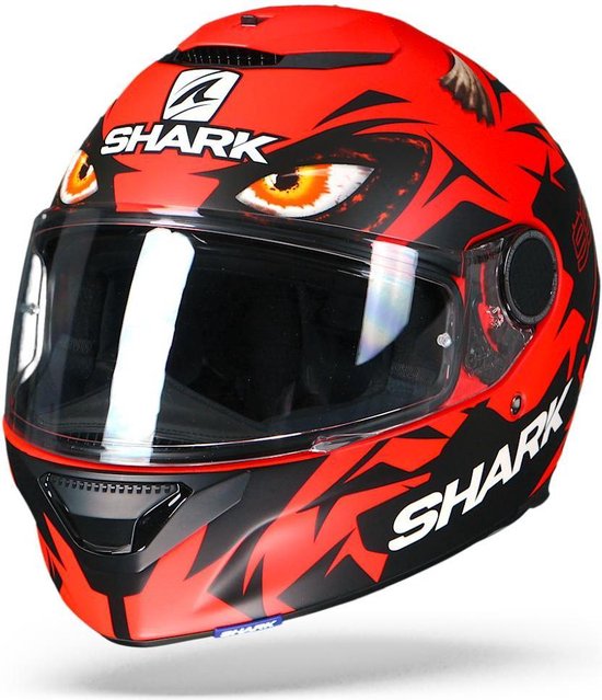 Shark Spartan 1.2 Lorenzo Austrian Rkr Mat Rood Zwart Rood Integraalhelm -  Motorhelm - | bol.com