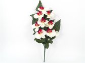 Gerimport Kunstplant Orchidee 20 X 10 X 53 Cm Groen/wit/roze