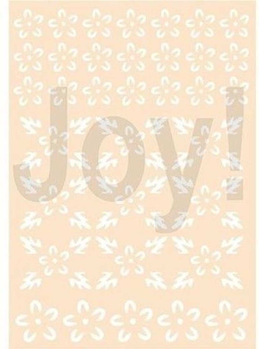 Joy!Crafts Embosstencil polybesa Bloempatroon