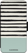 iPhone XR bookcase leer hoesje - Stripes on stripes