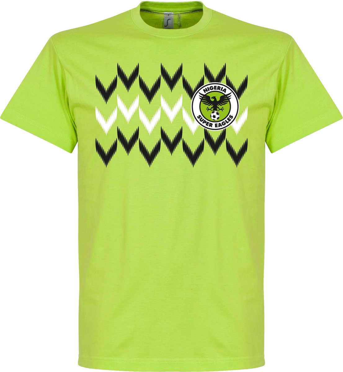 Nigeria 2018 Pattern T-Shirt - Groen - L