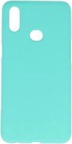 Bestcases Color Telefoonhoesje - Backcover Hoesje - Siliconen Case Back Cover voor Samsung Galaxy A10s - Turquoise