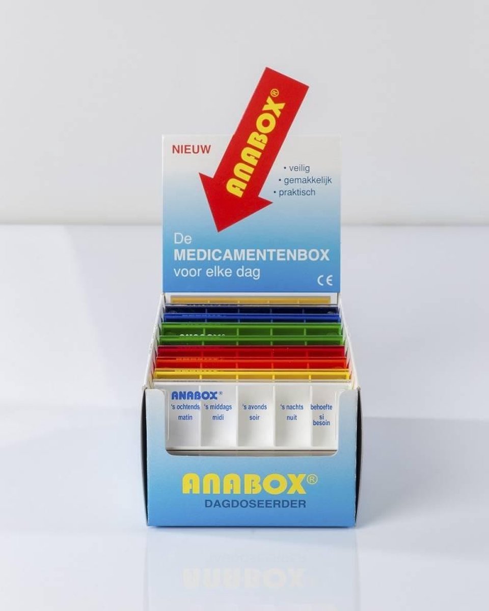 Medijcijn box Dag - Pillendoosje - Medicijndoos