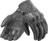 REV'IT! Palmer Black Motorcycle Gloves XYL